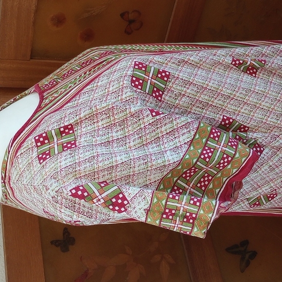 VTG 70’s Multicolor Boho Dress - Picture 6 of 12